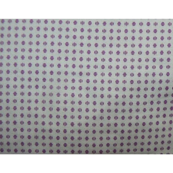 Peter Millar Men's Microprint Short Sleeve Shirt in White Regatta Medium $155 - Picture 4 of 4